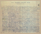 1941 Farm Line Map of Jasper County Missouri