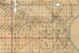 1800s Map of Milwaukee County Wisconsin