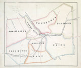 1889 Map of Taylor County West Virginia