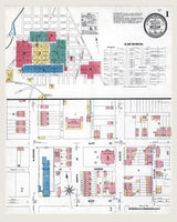 1907 Town Map of Media Delaware County Pennsylvania