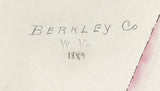 1889 Map of Berkley County West Virginia