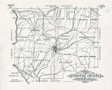 1898 Map of Forsyth County North Carolina