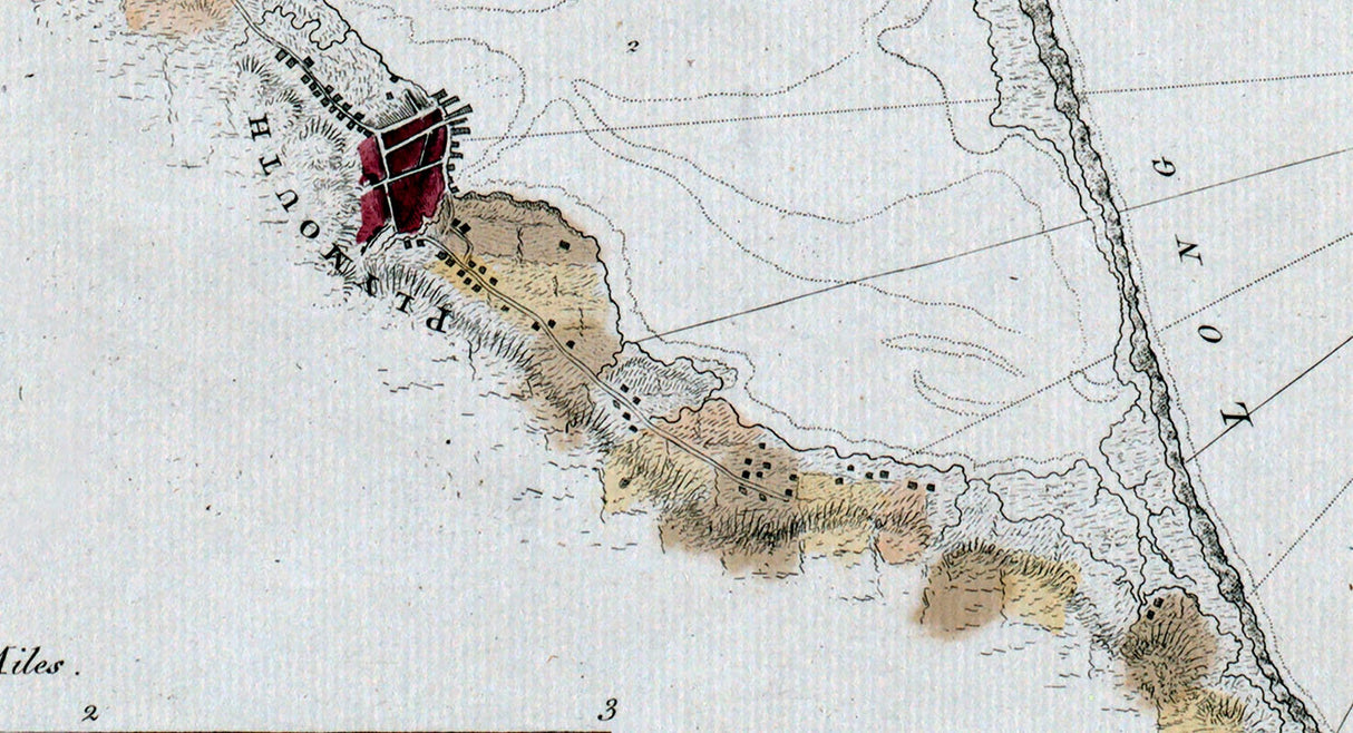1770 Nautical Map of Plymouth Bay Massachusetts
