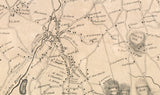 1830 Map of Andover Essex County Massachusetts