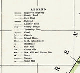 1914 Map of Halifax County North Carolina