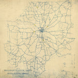 1930 Map of Madison County Tennessee