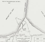1837 Map of Erie Pennsylvania