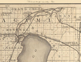 1880 Map of Winnebago County Wisconsin