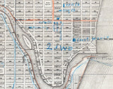 1856 Map of The City of Sheboygan Wisconsin