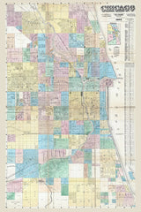 1863 Map of Chicago Illinois