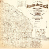 1874 Map of Hennepin County Minnesota