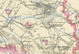 1914 Map of Marin County California