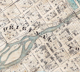 1878 Map of Golden Colorado