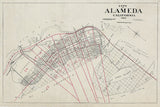 1912 Map of Alameda California