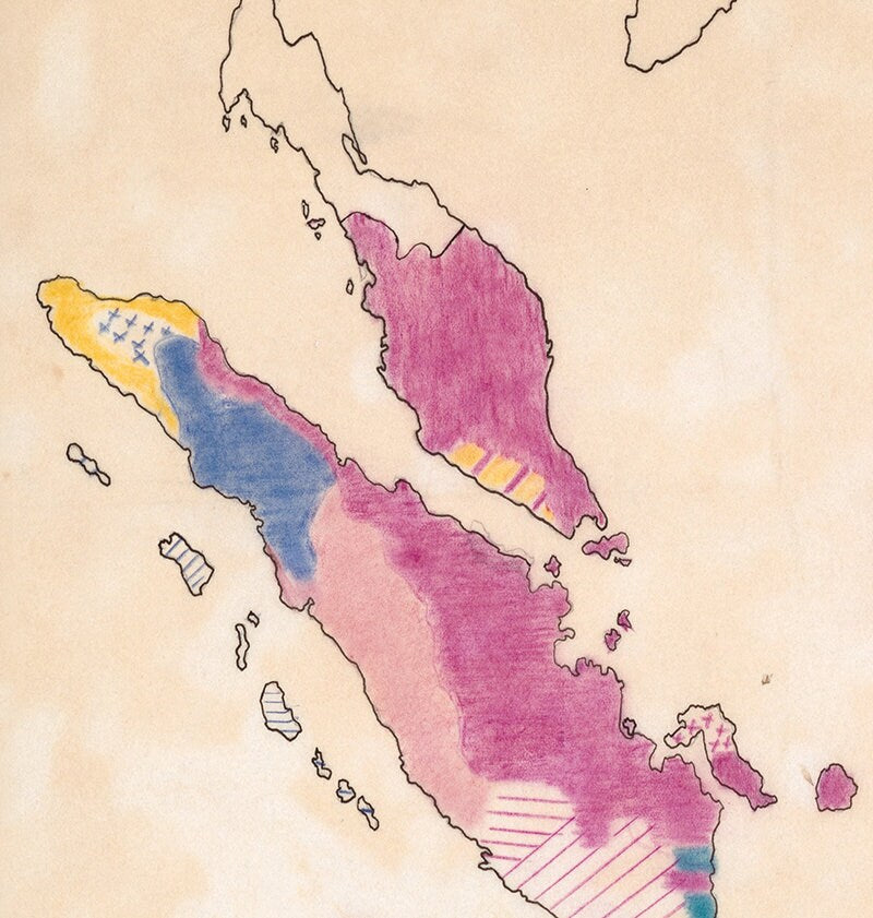 1943 Map of Indonesia
