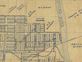 1922 Map of Baxter Spring Kansas