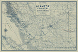 1914 Map of Alameda County California