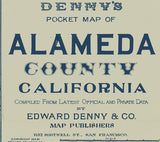 1914 Map of Alameda County California
