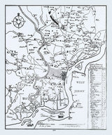 1750 Map of Philadelphia Pennsylvania Area