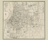 1911 Map of Memphis Tennessee