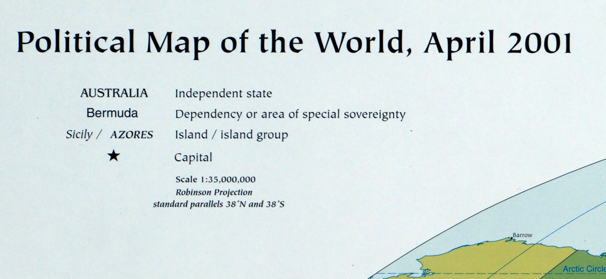 2001 Political Map of The World