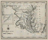 1796 Map of Maryland