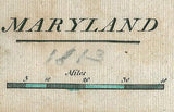 1813 Map of Maryland