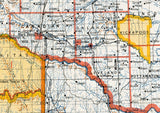 1894 Map of The Oklahoma Territory