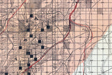 1903 Oil Field Map of Unita County Wyoming