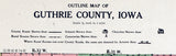 1917 Map of Guthrie County Iowa