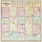 1887 Map of Henry County Missouri