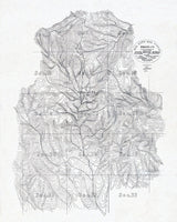 1889 Map of Oil City Oil Field Fresno County California