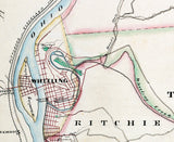 1889 Map of Ohio County West Virginia