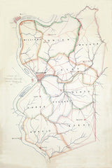 1889 Map of Woods County West Virginia