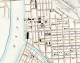 1889 Map of Wheeling West Virginia