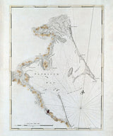 1770 Nautical Map of Plymouth Bay Massachusetts