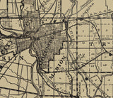 1894 Map of Franklin County Ohio