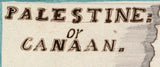 1835 Map of Palestine or Canaan