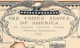 1935 Pictorial Map of The United States