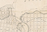 1849 Map of Ogdensburgh New York