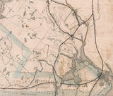 1852 Map of the Mountain Lake Regions New Hampshire