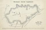 1890 Map of Webster Lake Franklin New Hampshire