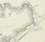 1890 Map of Webster Lake Franklin New Hampshire
