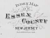 1881 Map of Essex County New Jersey