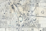 1885 Map of Chattanooga Tennessee