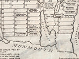 1908 Map of Pond Town Plantation Maine