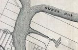 1900 Map of Green Bay Wisconsin
