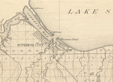 1880 Map of Douglas County Wisconsin