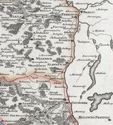 1803 Map of West Galizien Austria Hungary West Galicia