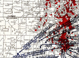 1920 Oil Field Map of Oklahoma and Texas